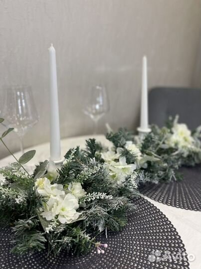 Новогодняя композиция на праздничный стол