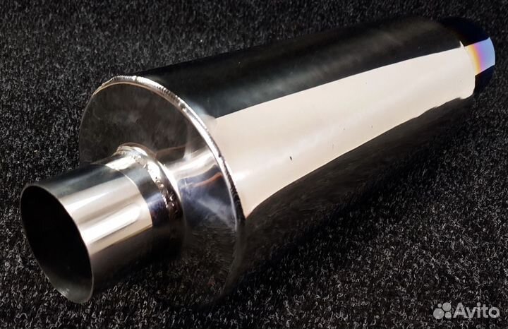 Бочка HKS style Titanium 63мм - Универсальный глуш