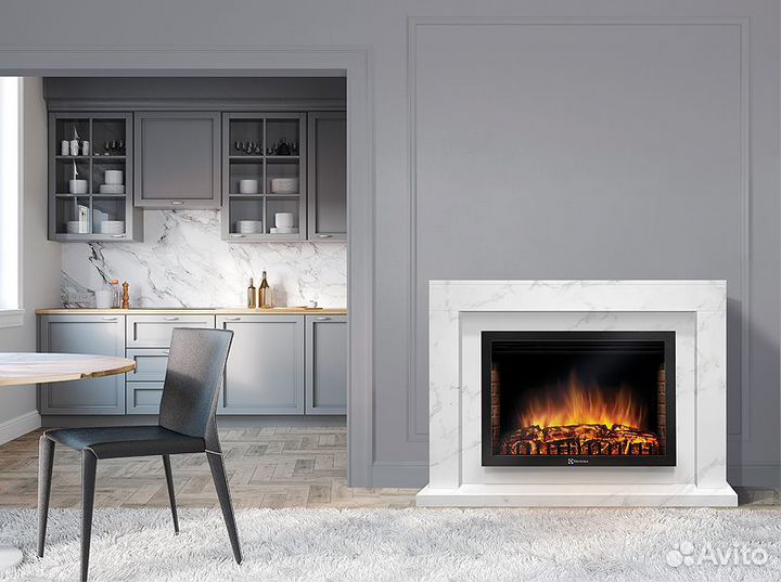 Каминокомплект Firelight: Очаг EFP/P-2520LS N, пор