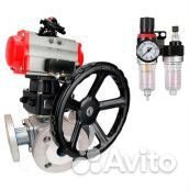 Кран шаровой DN.ru BV3232P(4pc) -FP-3WL-F-ISO-H Ду80 Ру16 полнопроходной, фланцевый, нержавеющая ста