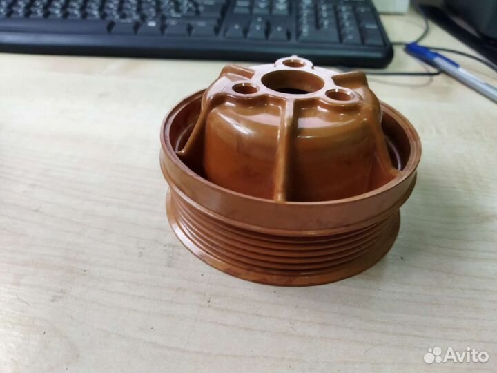 Шкив помпы для а/м газ 406 двигатель текстолит