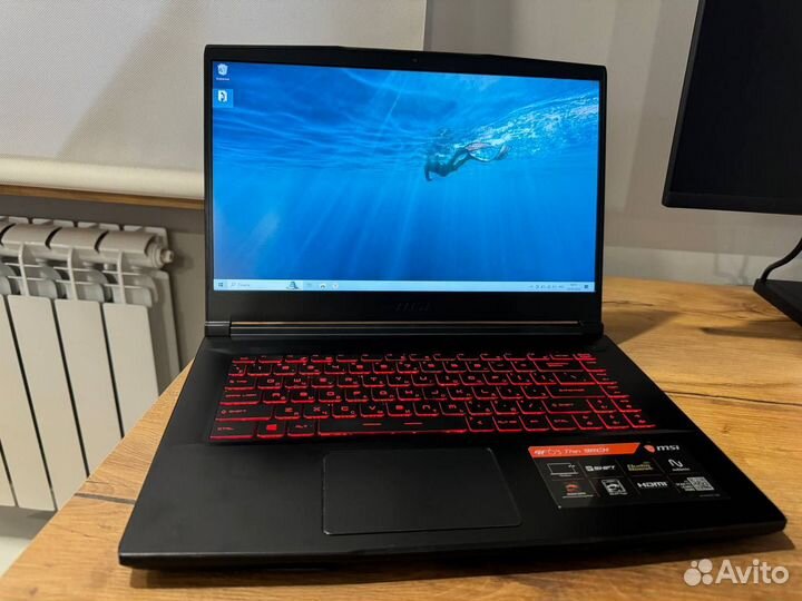 Ноутбук игровой MSI GF63 (Intel Core i5 9300H, GTX