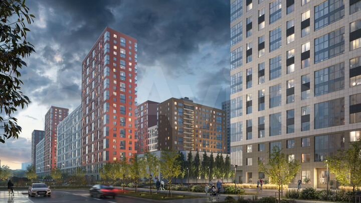 3-к. квартира, 57,1 м², 16/25 эт.