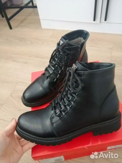 Ботинки женские зимеие натуральная кожа 38