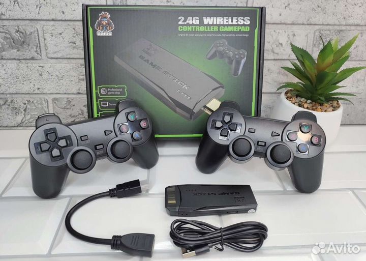 Игровая приставка game stick 64gb / 10к игр