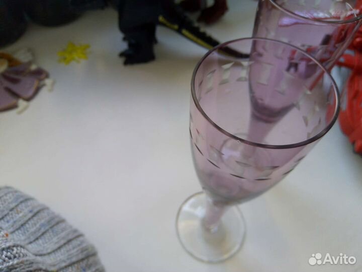 Винтаж бокалы 2 шт (цена за оба)