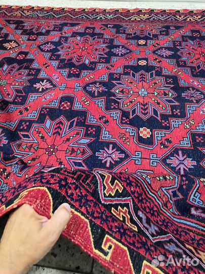 Ковер-Сумах ручной работы.Арт-39.Шерсть.Винтаж