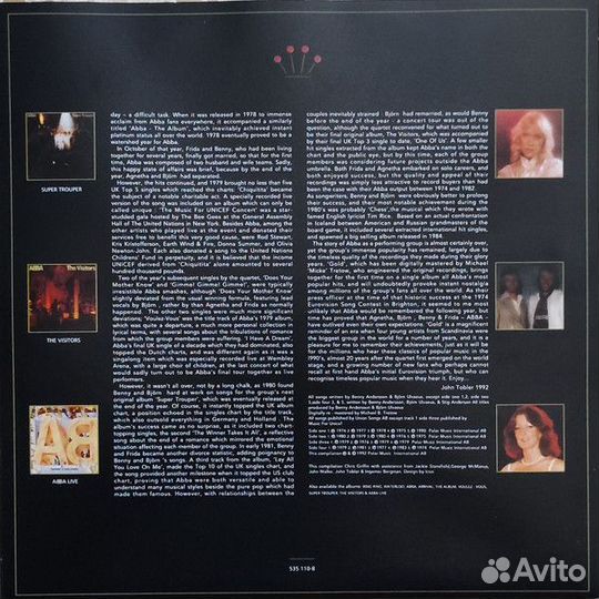 Abba – Gold (2LP, Greatest Hits, 1992/2020)