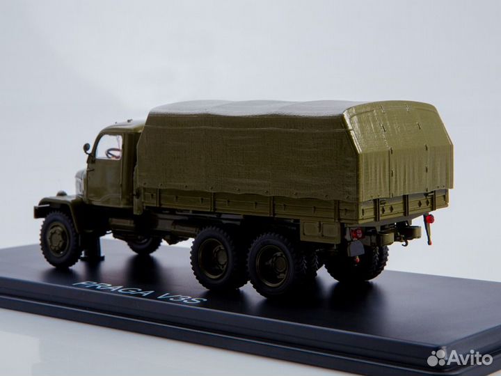 1:43 Масштабная модель Praga V3S бортовой (с тенто