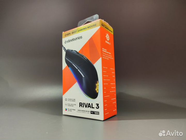 Устройства ввода мышка Steele rival 3