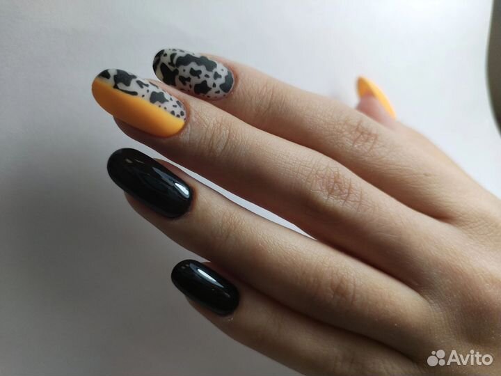 Маникюр, гель-лак,брови, массаж лица