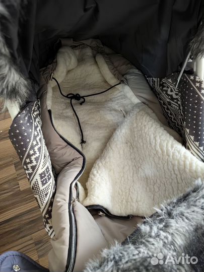 Детские санки коляска