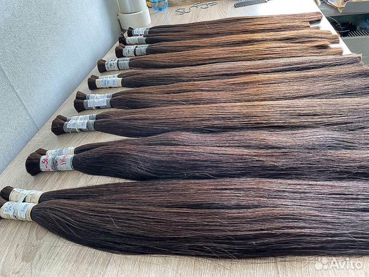 Волосы для наращивания срезы премиум