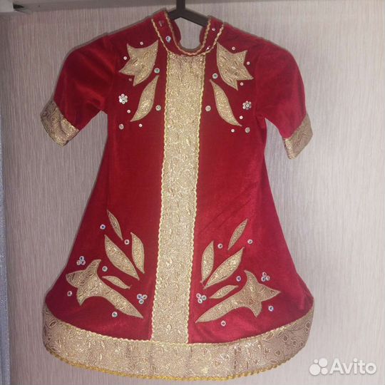 Платье детское русское народное