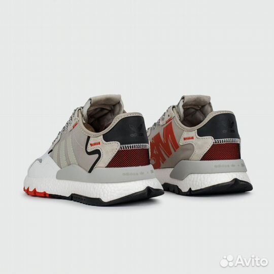 Кроссовки Adidas Nite Jogger White Grey