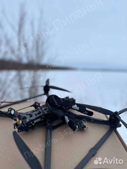 Квaдpокоптер fpv Piranha 10 