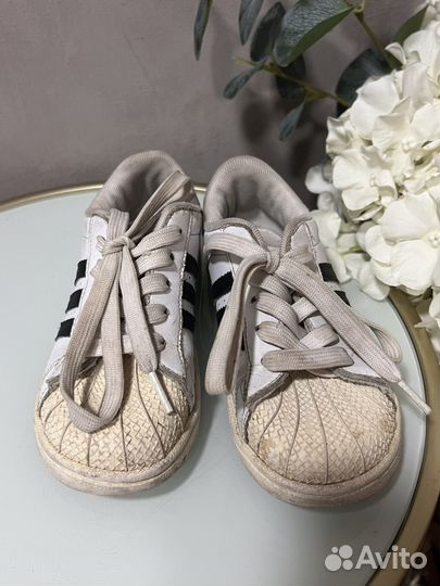 Кроссовки adidas superstar 27р (17см) оригинал