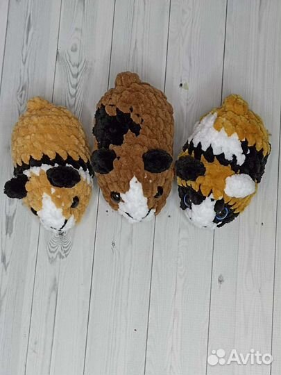Игрушка морская свинка. вязаная морская свинка