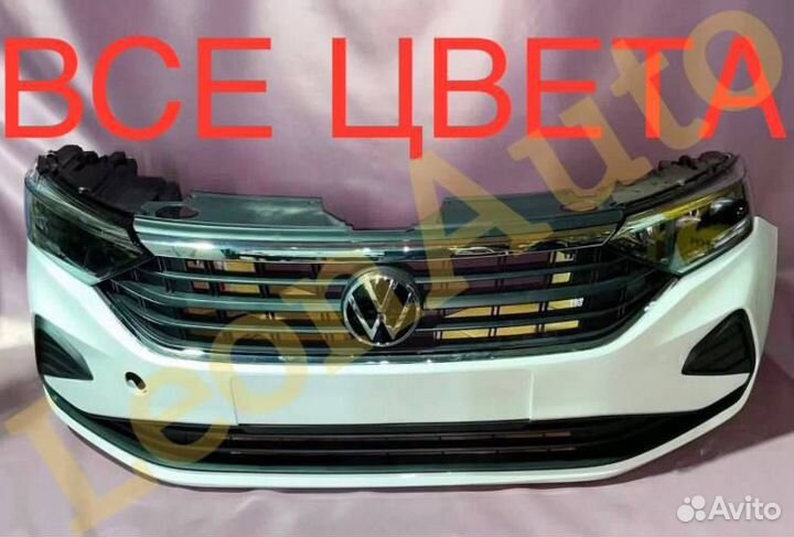 Ноускат бампер передний на VW Polo 5 6 A7W