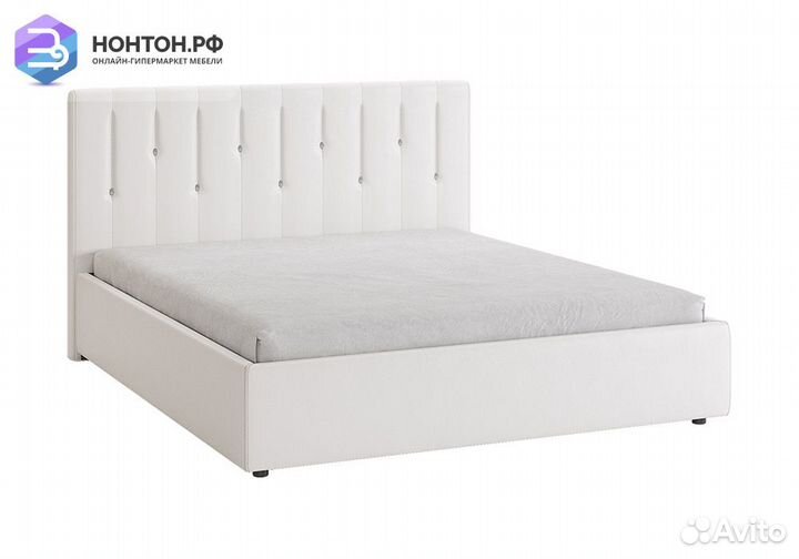 Кровать Кристи 1.6 м белая