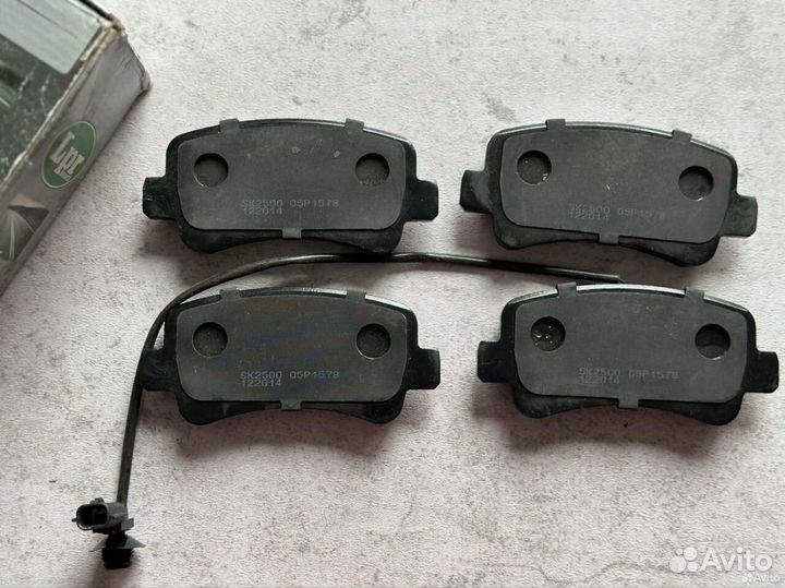 Тормозные колодки на Nissan, Opel, Renault 05p1578