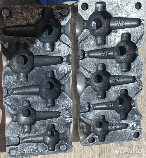 Формы для литья рыболовных грузил