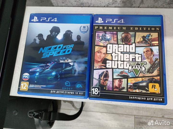 Игра для PS4 (Gta V PS4, Need for Speed)