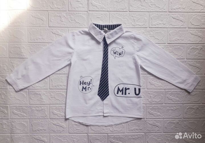 Рубашка с галстуком парадная 122