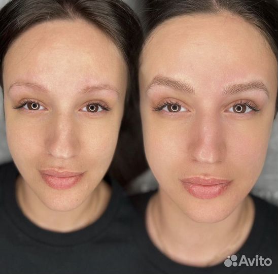 Перманентный макияж бровей волосковая техника
