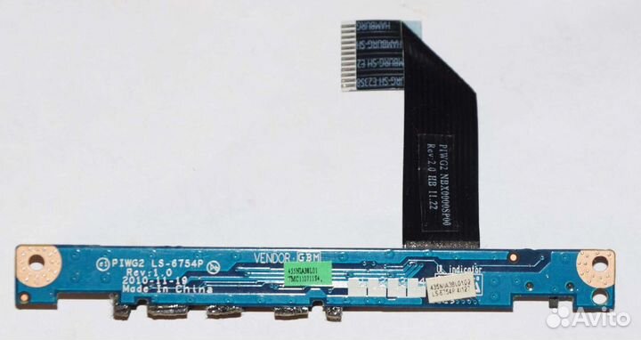 Плата индикации от Lenovo G570