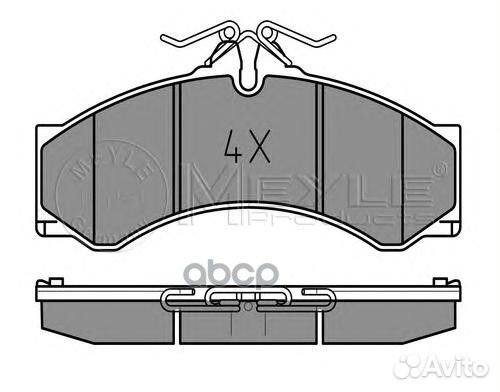 025 290 7620 колодки дисковые MB Sprinter 00-0