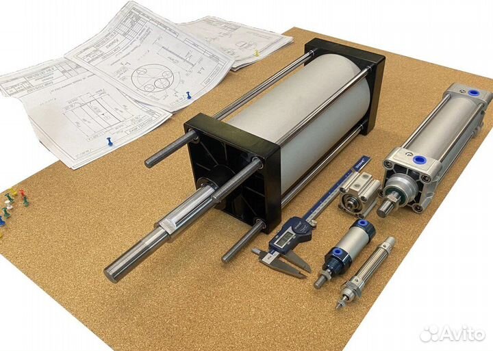 Пневмоцилиндр Festo dsbg-125-150-PPV-A (аналог)