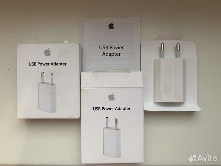 Сетевое зарядное Apple оригинал новое