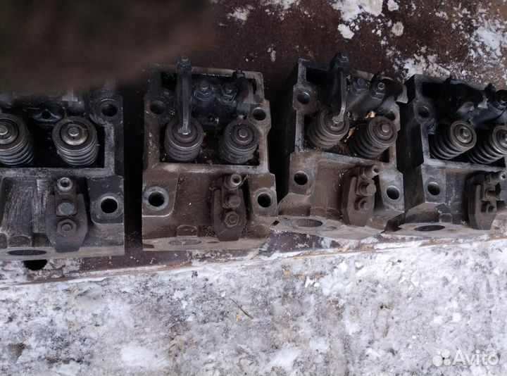 На двигатель 740 головки. Камаз