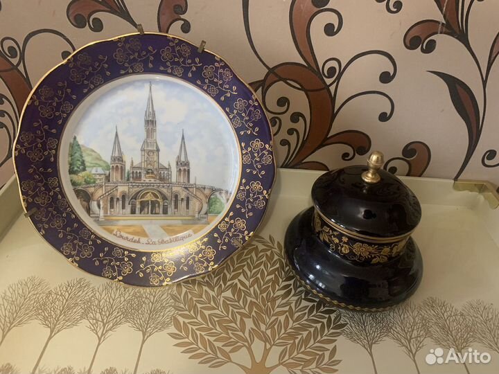 Настенная тарелка Limoges Франция