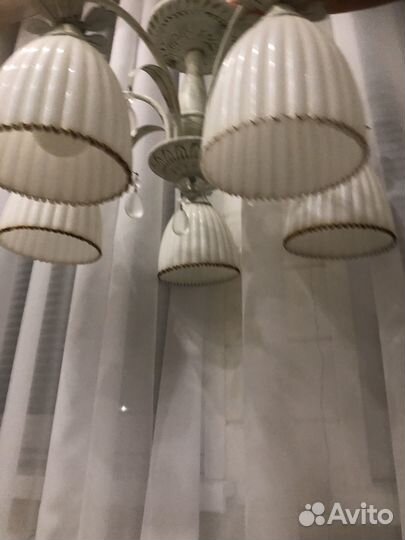 Люстра италия бу