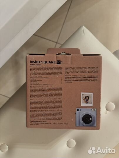 Полароид Fujifilm Instax square SQ1, голубой