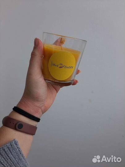 Эко-свечи из натурального пчелиного воска