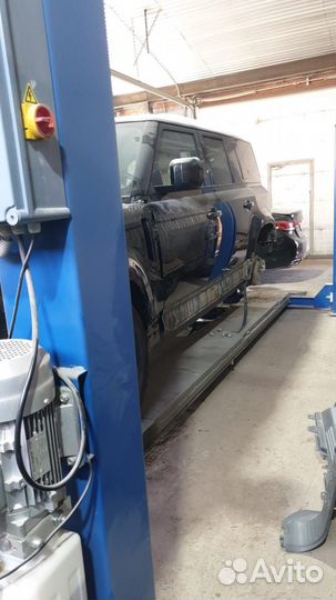 Подъемник 4х-стоечный 5т, c траверсой 3т, 380В