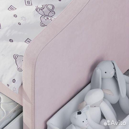 Детская кровать с выдвижным ящиком