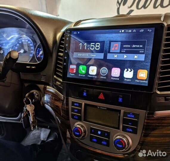 Магнитола Hyundai Santa Fe 2 Android IPS