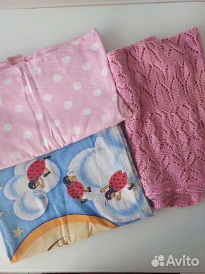 Пододеяльники детские и вязаное одеяло