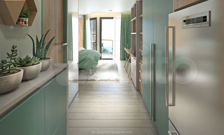 Квартира-студия, 31 м² (Таиланд)