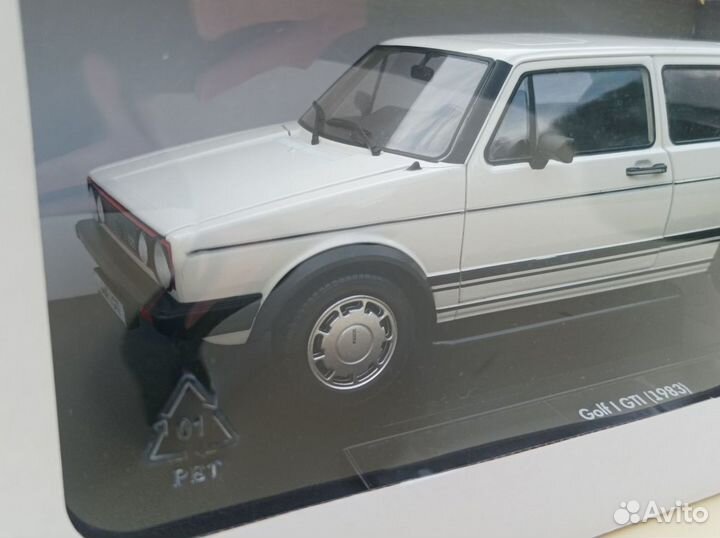 Масштабная модель Volkswagen Golf 1 GTI 1983 1:18