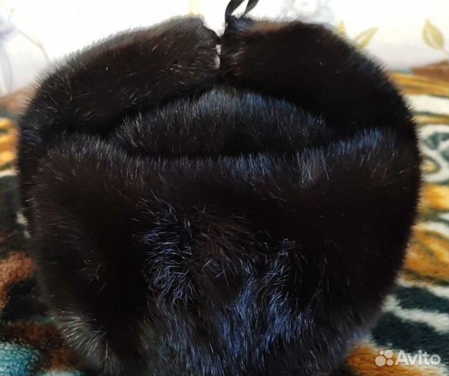 Шапка ушанка мужская норка