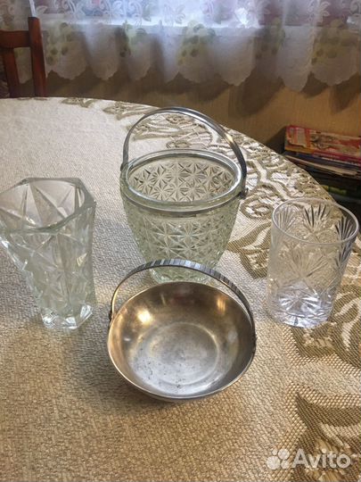 Хрустальная посуда бу