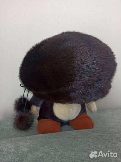 Берет женский норковый