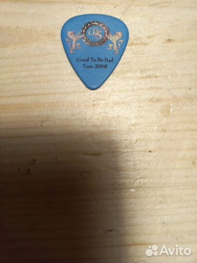 Медиатор Whitesnake с автографом