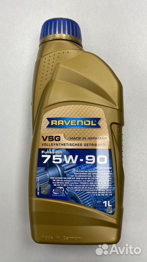 Масло ravenol VSG МКПП синтетика 75W-90 GL-4/GL-5