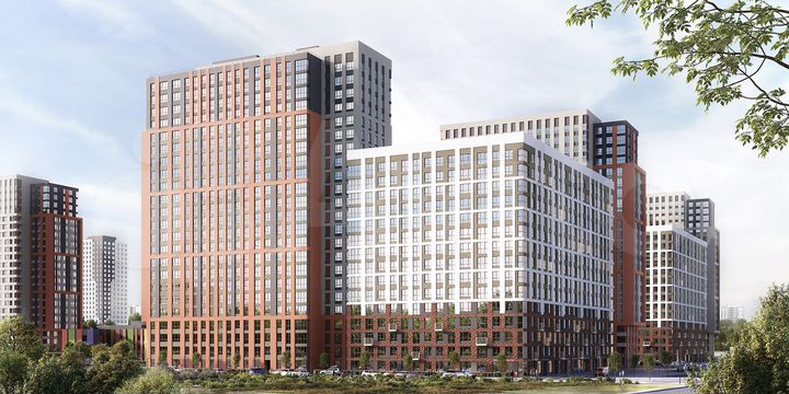 2-к. квартира, 66,9 м², 2/23 эт.